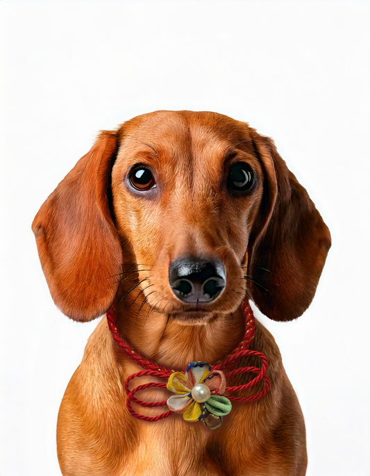 Tsumami Japanese Flower Collar