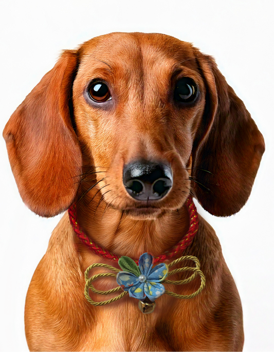 Tsumami Japanese Flower Collar